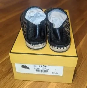Fendi | Shoes | Fendi Tessuto Ff Monogram Espadrilles 9ukus  display picture 2